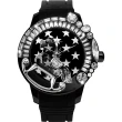 【Galtiscopio迦堤】夢幻星際系列星空手錶-黑/50mm(LG1BZS001BRS)