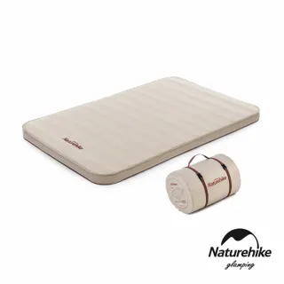 【Naturehike】C10舒適靜音 雙人加厚自動充氣睡墊 防潮墊(奶酪色)