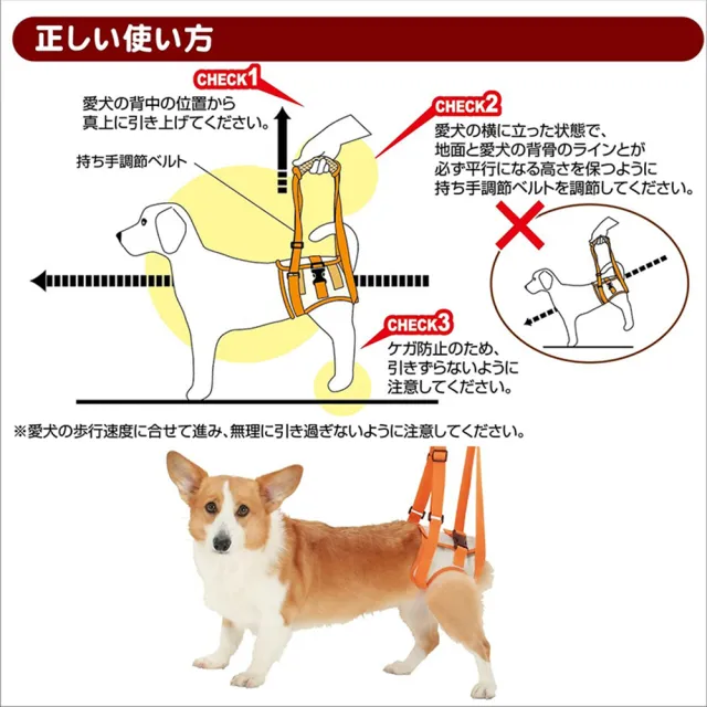 日本petio 派地奧高齡犬輔助帶看護復健輔助狗狗步行輔助背帶後腳 中小型犬復健輔助步行 Momo購物網