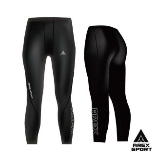 【AREXSPORT】萊卡男膝蓋固定壓力褲(慢跑/馬拉松/健身/登山/極限運動/臺灣製壓力褲)