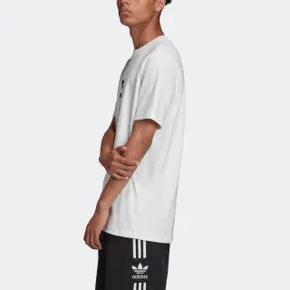 【adidas 愛迪達】T恤 Premium Tee 運動休閒 男款 愛迪達 三葉草 圓領 棉質 基本款 穿搭 白 黑(FM9920)