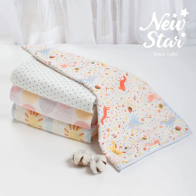【Newstar】MIT100%親膚純棉紗布被雙層紗(寶寶必備 夏天 好用 透氣 不怕熱 涼感 舒適 嬰兒)