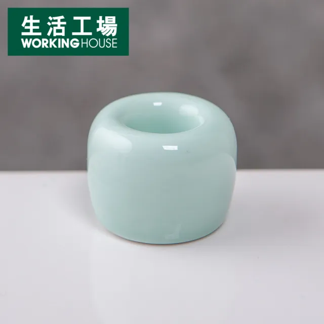 【生活工場】清新生活陶瓷單人牙刷座/