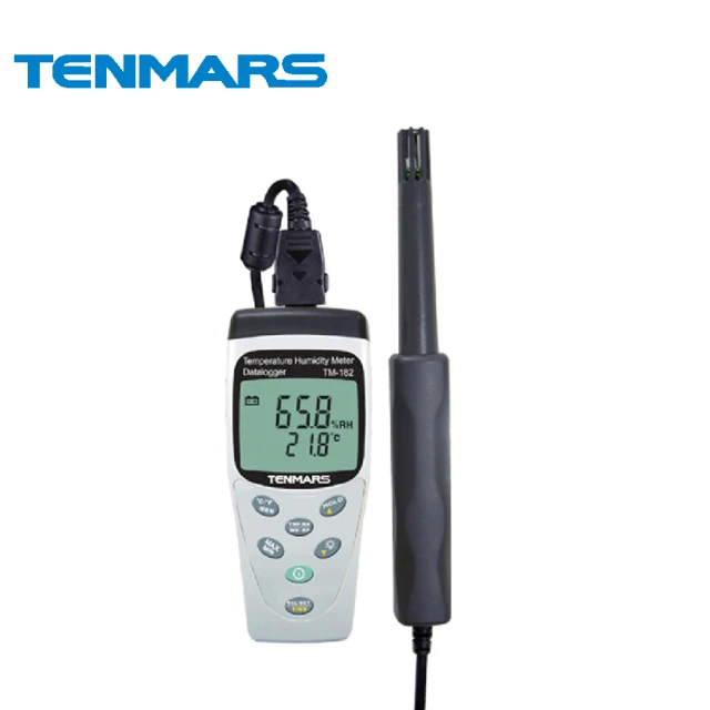 【Tenmars 泰瑪斯】TM-182 記錄式溫濕度錶(溫濕度計 溫濕度錶)