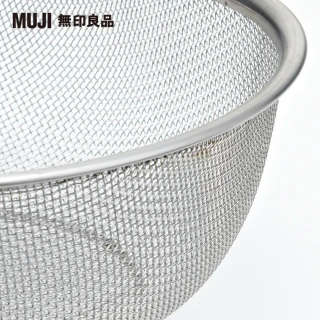 【MUJI 無印良品】不鏽鋼網籃/S/16.5cm/附網腳