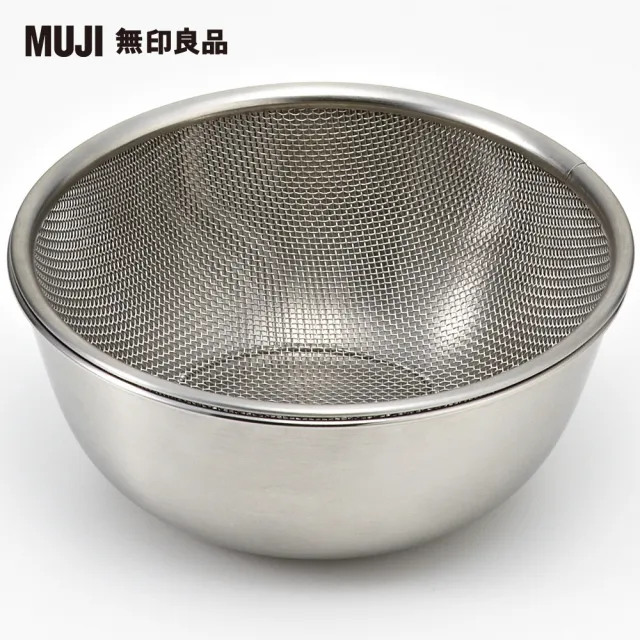 【MUJI 無印良品】不鏽鋼網籃/S/16.5cm/附網腳