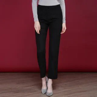 矜蘭妃-絲羊絨雙面呢修身直筒褲特殺檔