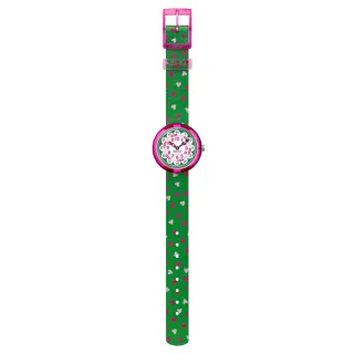 【Flik Flak】兒童手錶 HEARTISTIC 兒童錶 編織錶帶(31.85mm)