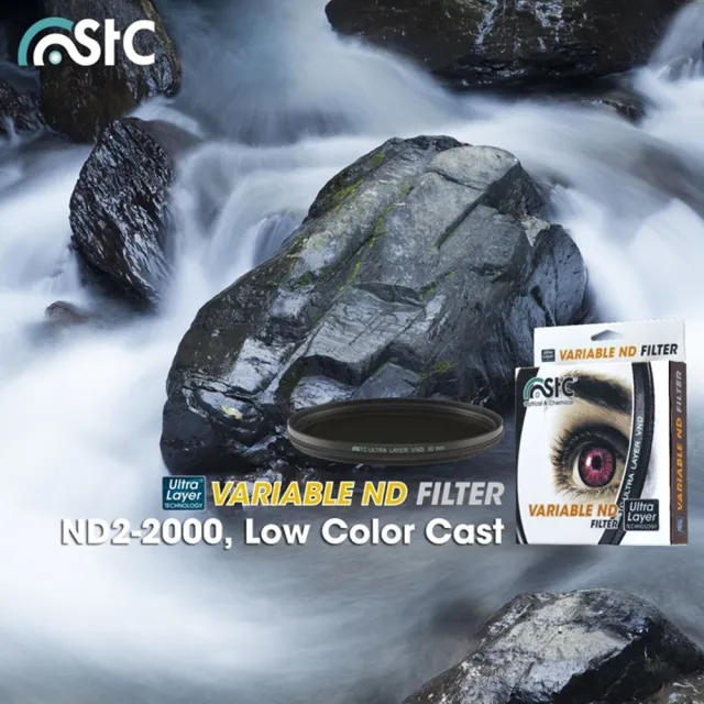 【STC】低色偏可調式VND減光鏡67mm減光鏡ND2-1024(ND濾鏡)/