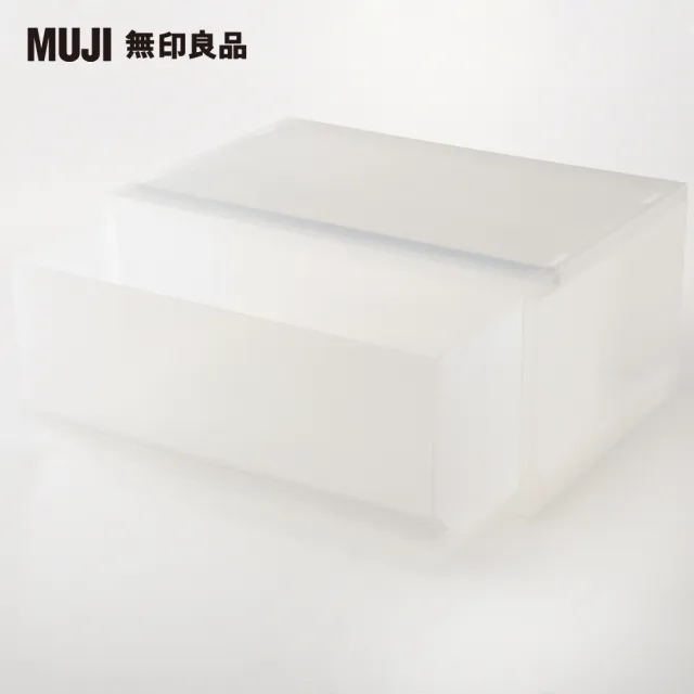 【MUJI 無印良品】PP資料盒/橫式/深型(4入組)