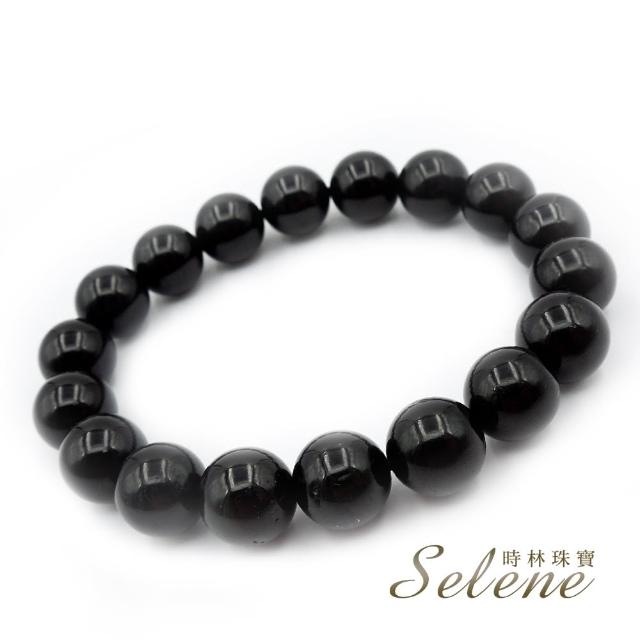 【Selene】清玄靜謐黑碧璽手鍊(10mm)