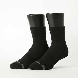 【Footer除臭襪】寬口逆氣流運動氣墊襪-男款6雙-全厚底(T12)