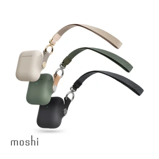 【moshi】AirPods 1/2代通用 Pebbo 藍牙耳機充電盒保護套(1/2代通用)