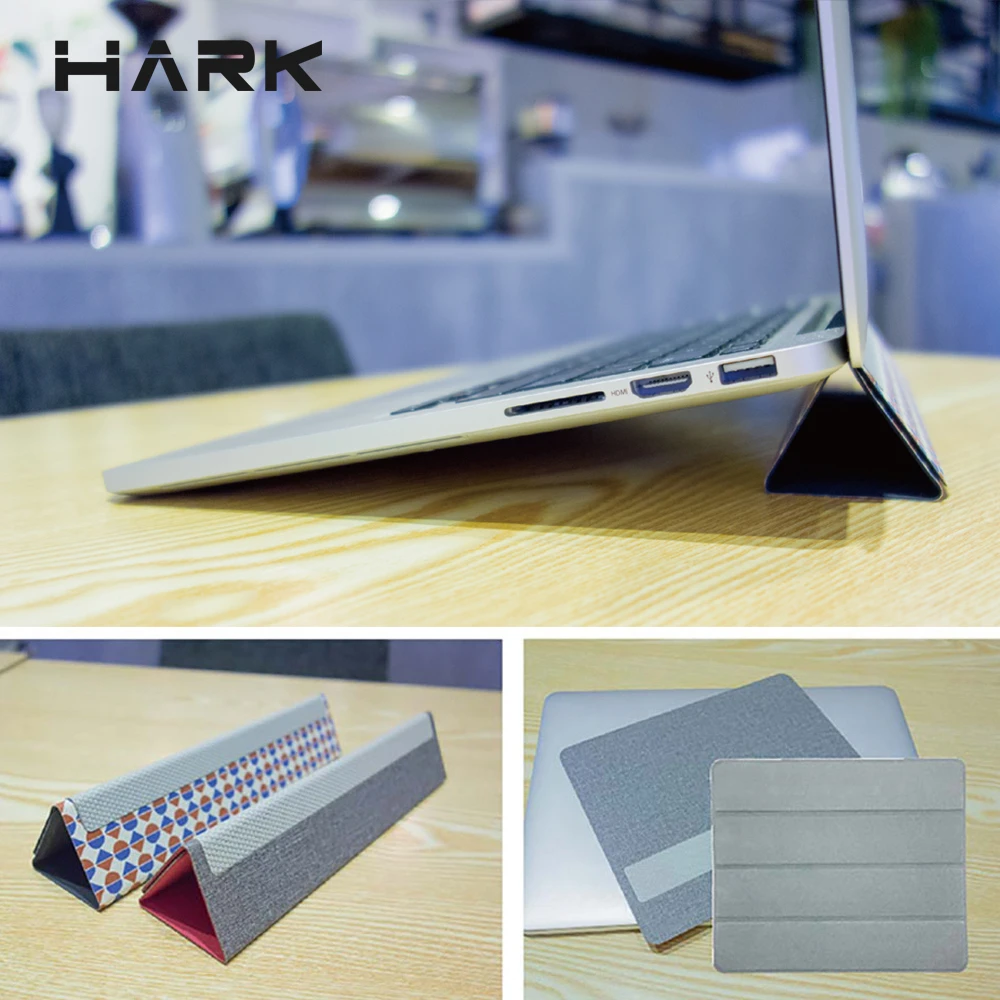 【HARK】金字塔通用型超輕薄攜帶式筆記型電腦支架(幾何系列)