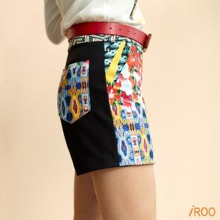【iROO】民族風印花短褲