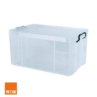 【特力屋】強固型掀蓋整理箱 收納箱 65L 42.5x63.8x32公分 K036