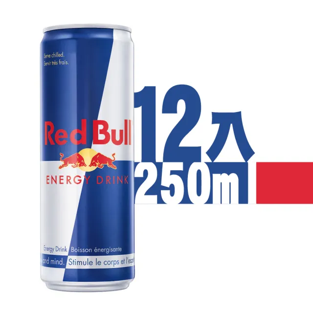 Red Bull 紅牛能量飲料 250mlx12罐 Momo購物網