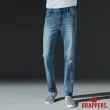 【BRAPPERS】男款 中腰彈性直筒褲(藍)