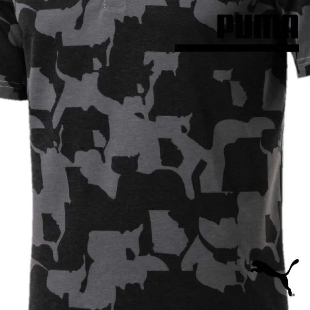 【PUMA】PUMA GOLF GOLF Union Camo Polo 男翻領迷彩高爾夫短袖POLO衫 黑 RICKIE 577911 02