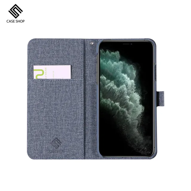 【CASE SHOP】iPhone 11 Pro Max 專用前收納式側掀皮套(側掀收納式)