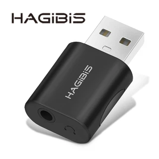 【HAGiBiS海備思】USB耳麥合一外接音效卡（單孔）(MA21)