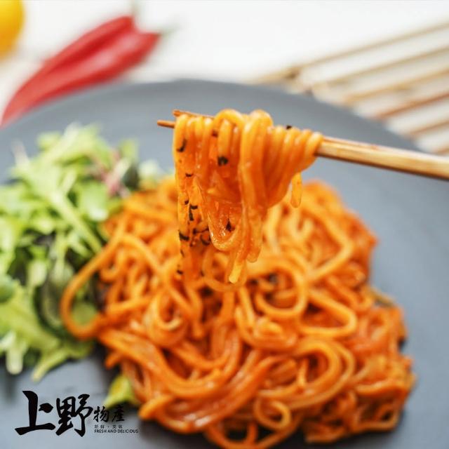 【上野物產】韓式開胃辣豆瓣醬 炒麵 x3包(300g±10%)