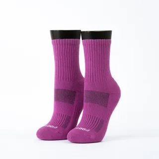 【Footer除臭襪】極簡素色主義者運動氣墊襪-女襪-局部厚(ZH167M)
