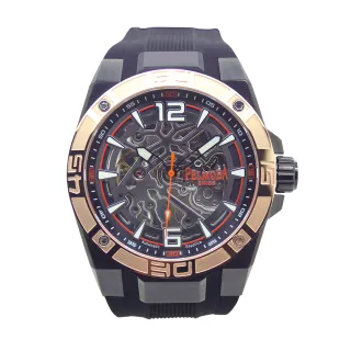 瑞士百大品牌百慕達經典鏤空機械腕錶