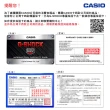 【CASIO 卡西歐】方形機能性設計感電子錶-金框(W-217HM-9A)