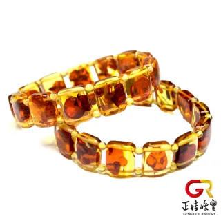 正佳珠寶 花珀清透花珀手排花珀手排手珠 日本彈力繩 琥珀花珀手排手珠 Momo購物網