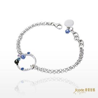 【J’code 真愛密碼】璀璨銀河銀手鍊(時尚銀飾)