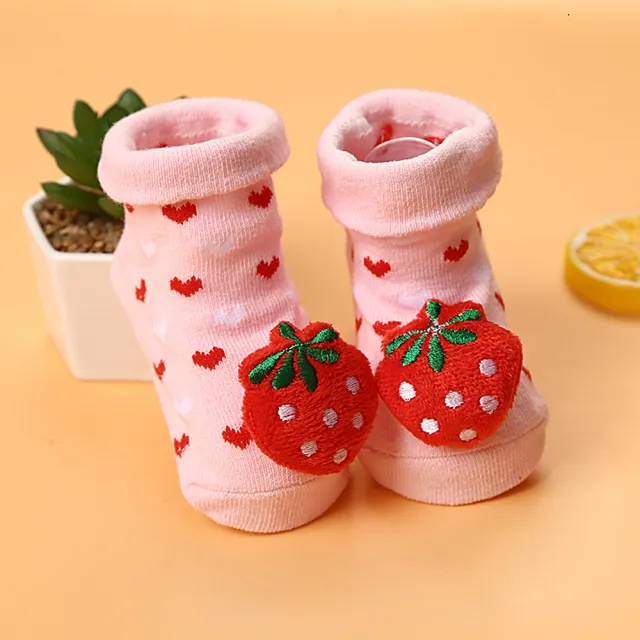 【Baby 童衣】任選 新生兒 寶寶動物立體襪 88145(5號-蜜蜂)