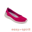 【Easy Spirit】seGLITZ2 活力舒適 後跟異材質拼接休閒平底鞋(桃紅色)