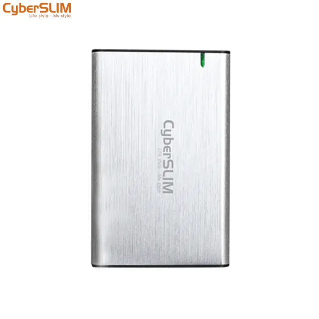 【CyberSLIM】2.5吋硬碟外接盒(鋁合金usb3.0)/