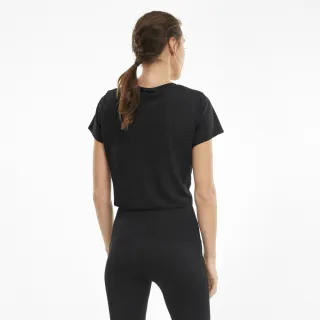 【PUMA官方旗艦】瑜珈系列Studio扭結短版短袖T恤 女性 52022801