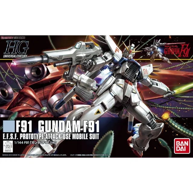 【BANDAI】組裝模型 鋼彈F91 HGUC 1/144 Gundam(F91 鋼彈F91 167)