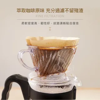日本製2-4人份咖啡濾紙100枚(無漂白)
