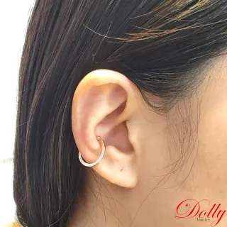 【DOLLY】14K玫瑰金耳骨耳環