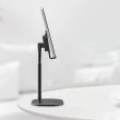 3D Air 質感鋁合金伸縮設計角度可調懶人手機支架/平板支架(黑色)