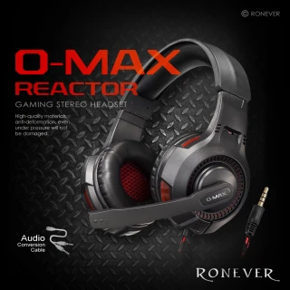 【RONEVER】MOE268 O-MAX電競耳機麥克風