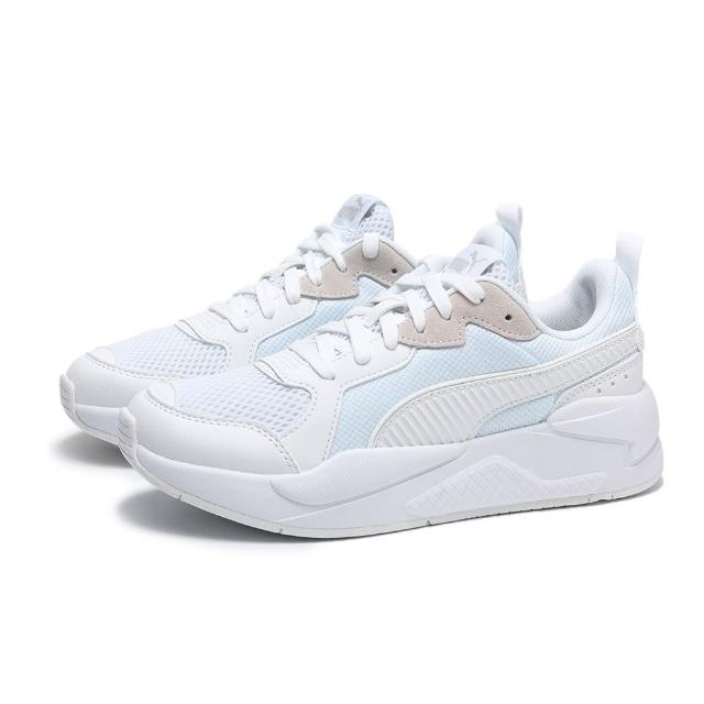 【PUMA】X RAY 白 米白 皮革 網布 復古 休閒鞋 情侶 女(37260202)