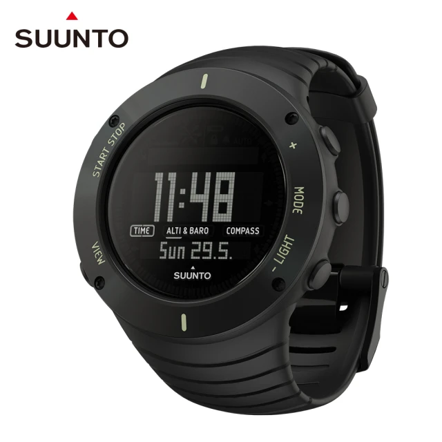 【SUUNTO】Core Ultimate Black 時尚設計戶外功能運動錶