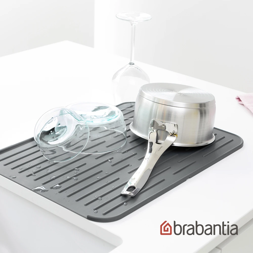 【Brabantia】矽膠瀝水墊-深灰(新品上市)