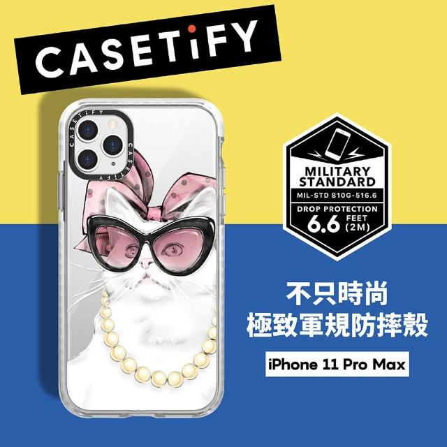 【Casetify】iPhone 11 Pro Max 耐衝擊保護殼-名媛貓