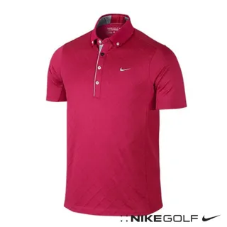 【NIKE 耐吉】Nike Golf 男 休閒排汗高爾夫短袖POLO衫/高爾夫球衫 -桃紅 653782-602