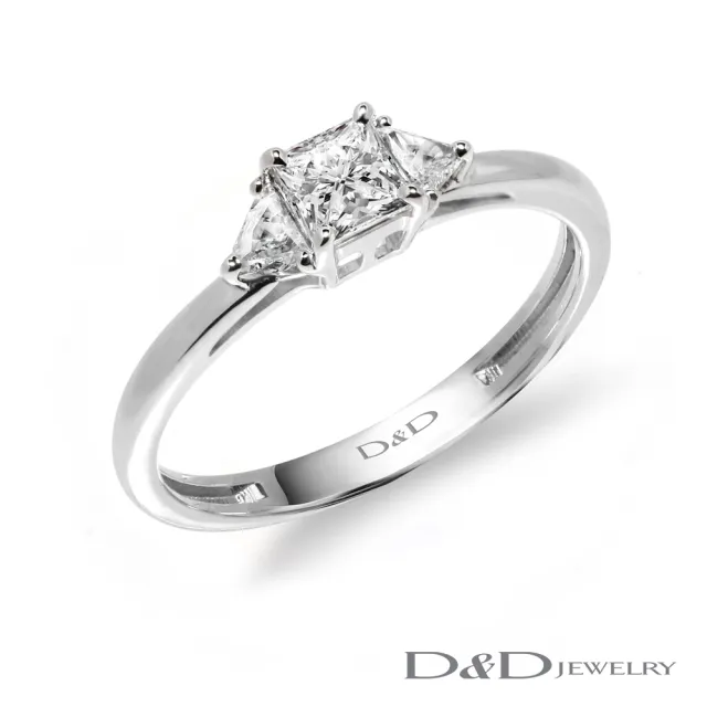 D D Jewelry 經典方鑽戒指 18k Momo購物網