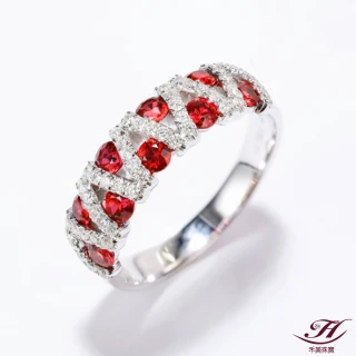 【禾美珠寶】天然紅寶石戒指SN171(18K金)