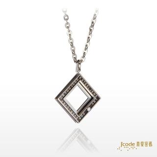 【J’code 真愛密碼】完美情圓鋼項鍊/男款(時尚鋼飾)