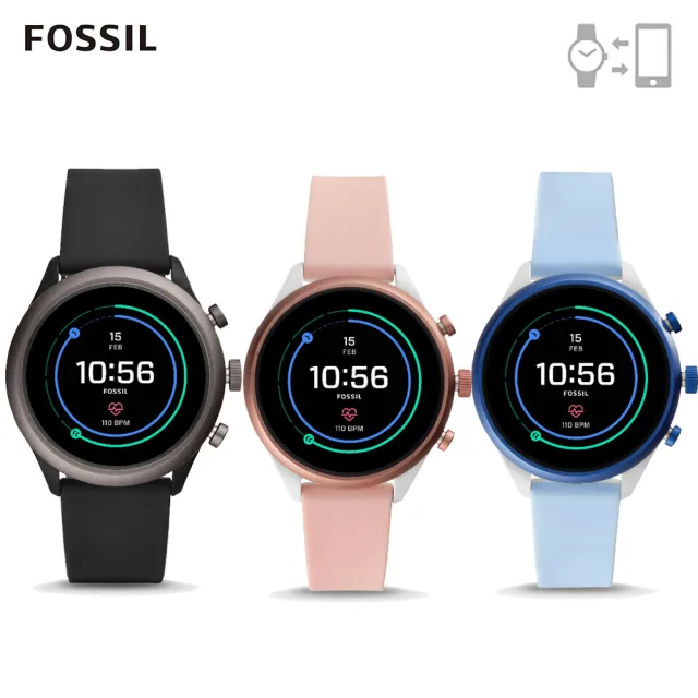 【FOSSIL】SPORT極輕量運動智能手錶(福利品