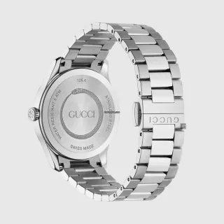 【GUCCI 古馳】G-Timeless 獅王浮雕手錶-38mm(YA1264125)